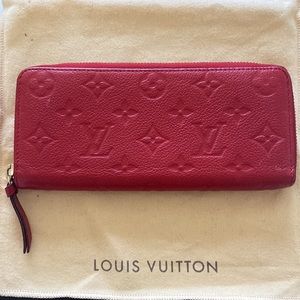 Louis Vuitton Wallet, Red.